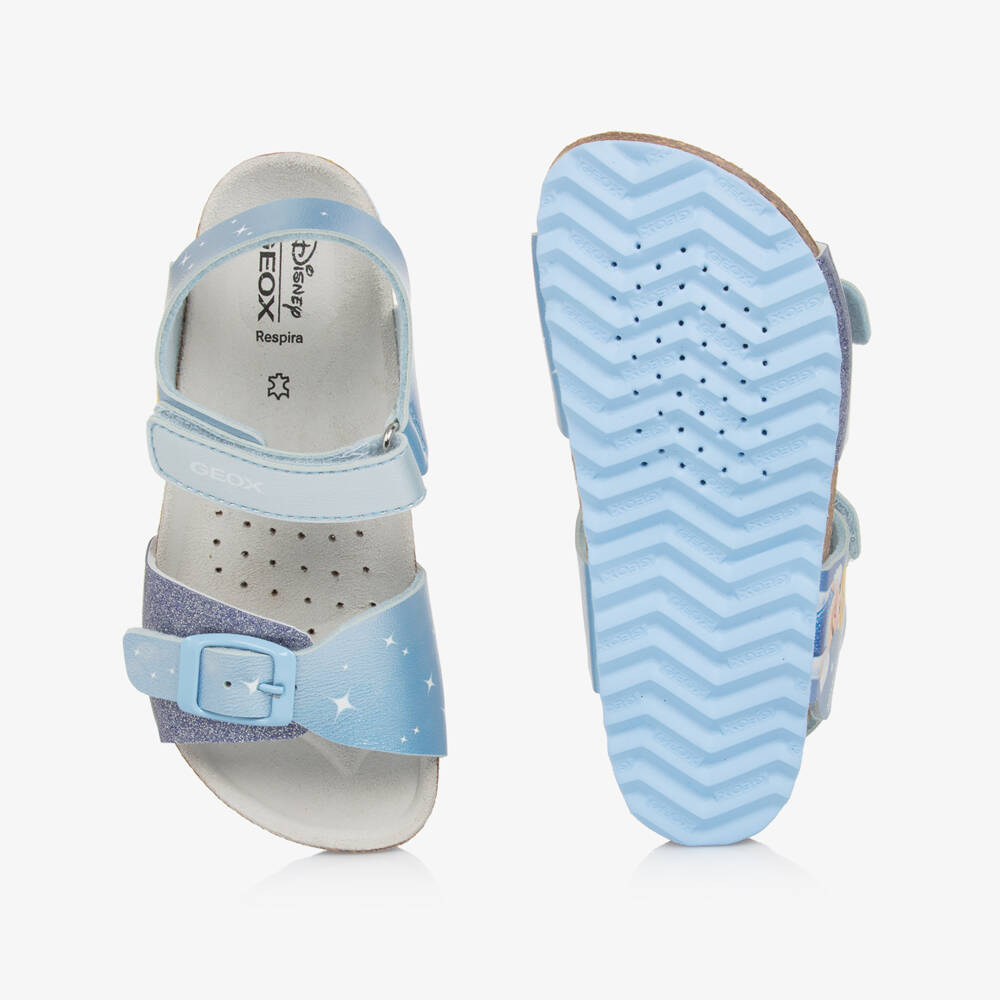 Geox-Girls Enchanted Blue Princess Sandals | Childrensalon Outlet