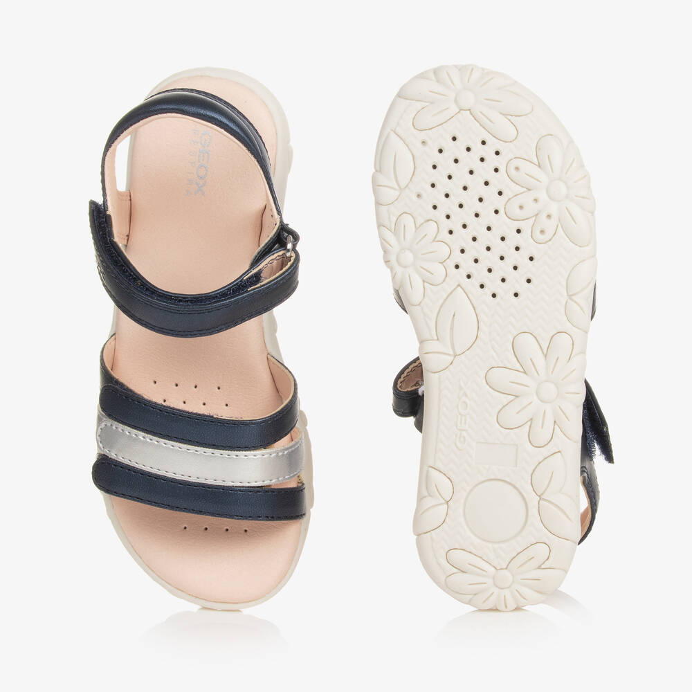 Geox-Синие сандалии из искусственной кожи для девочек | Childrensalon Outlet