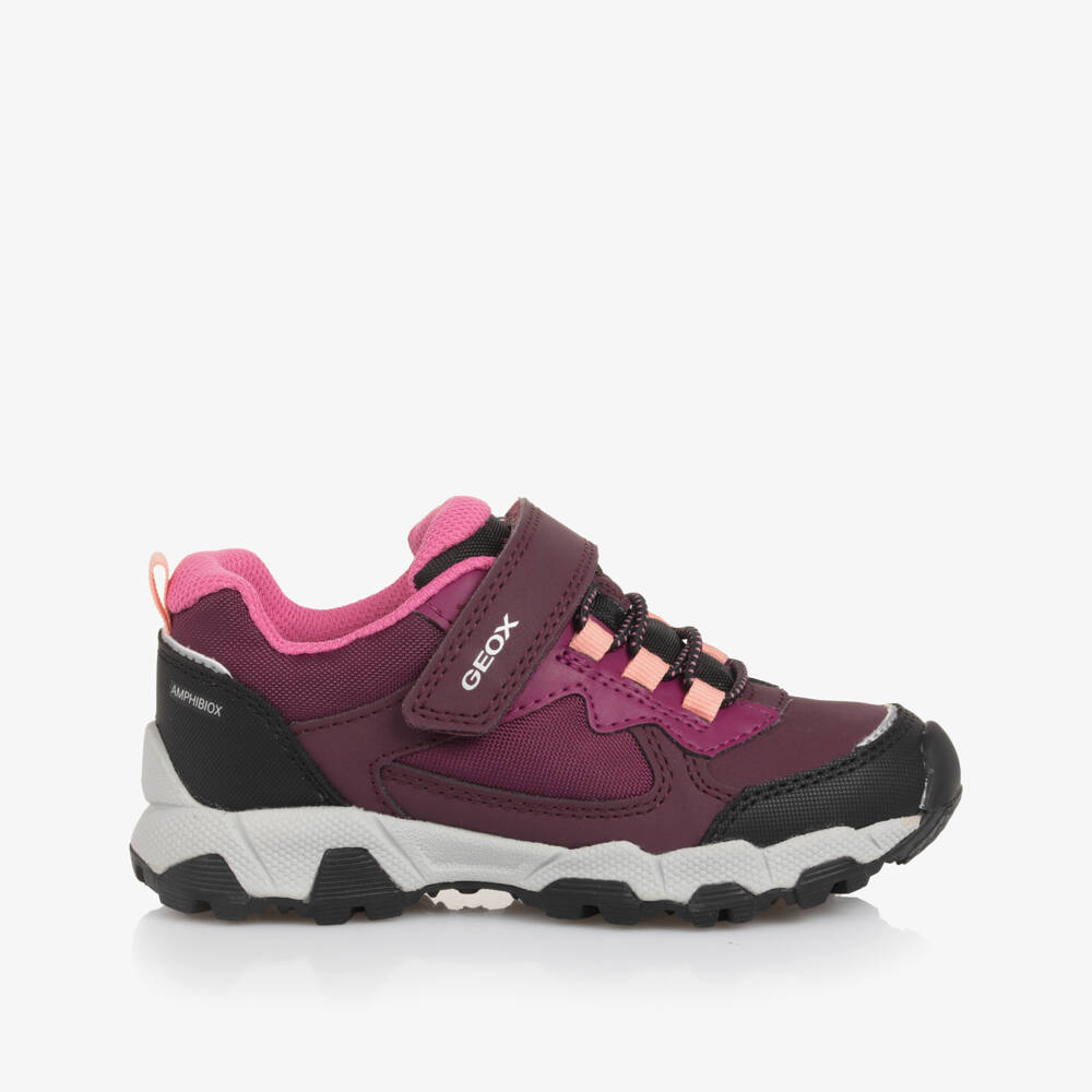 Geox-Girls Purple & Pink Waterproof Trainers | Childrensalon Outlet
