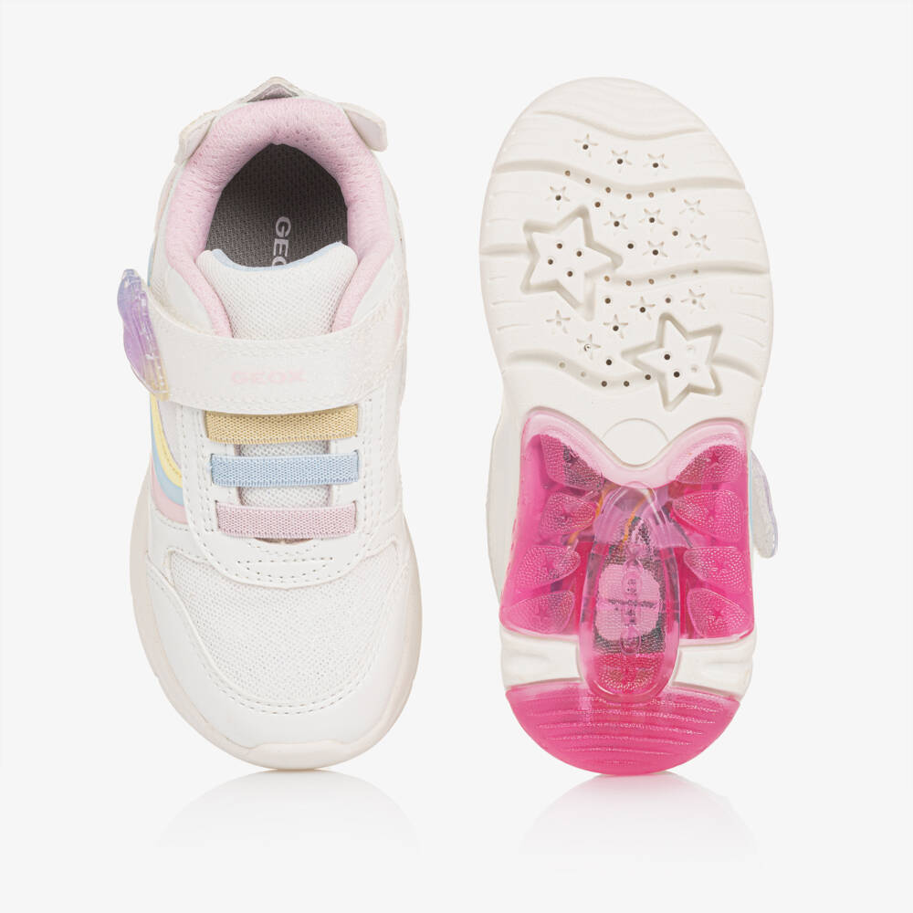 جيوكس-حذاء رياضي مضيء للبنات بتصميم يونيكورن مشرق | Childrensalon Outlet
