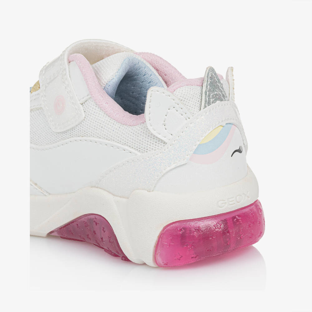جيوكس-حذاء رياضي مضيء للبنات بتصميم يونيكورن مشرق | Childrensalon Outlet