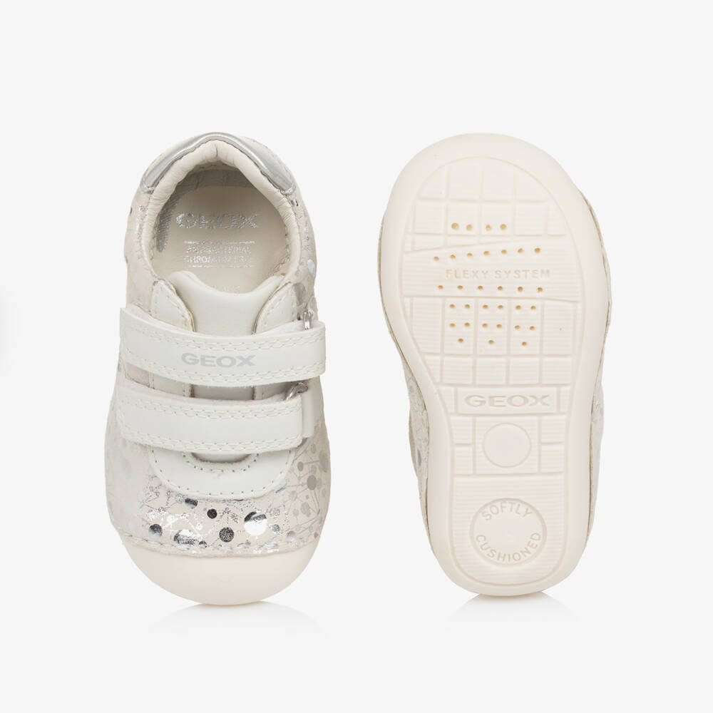 Geox-Girls' Sparkle Suede First Steps | Childrensalon Outlet