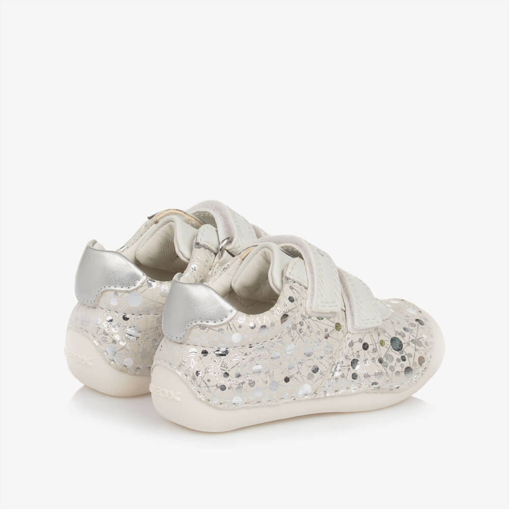 Geox-Girls' Sparkle Suede First Steps | Childrensalon Outlet