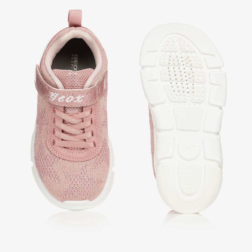 Borde jurar Perceptible Geox - Girls Sparkly Pink Trainers | Childrensalon Outlet