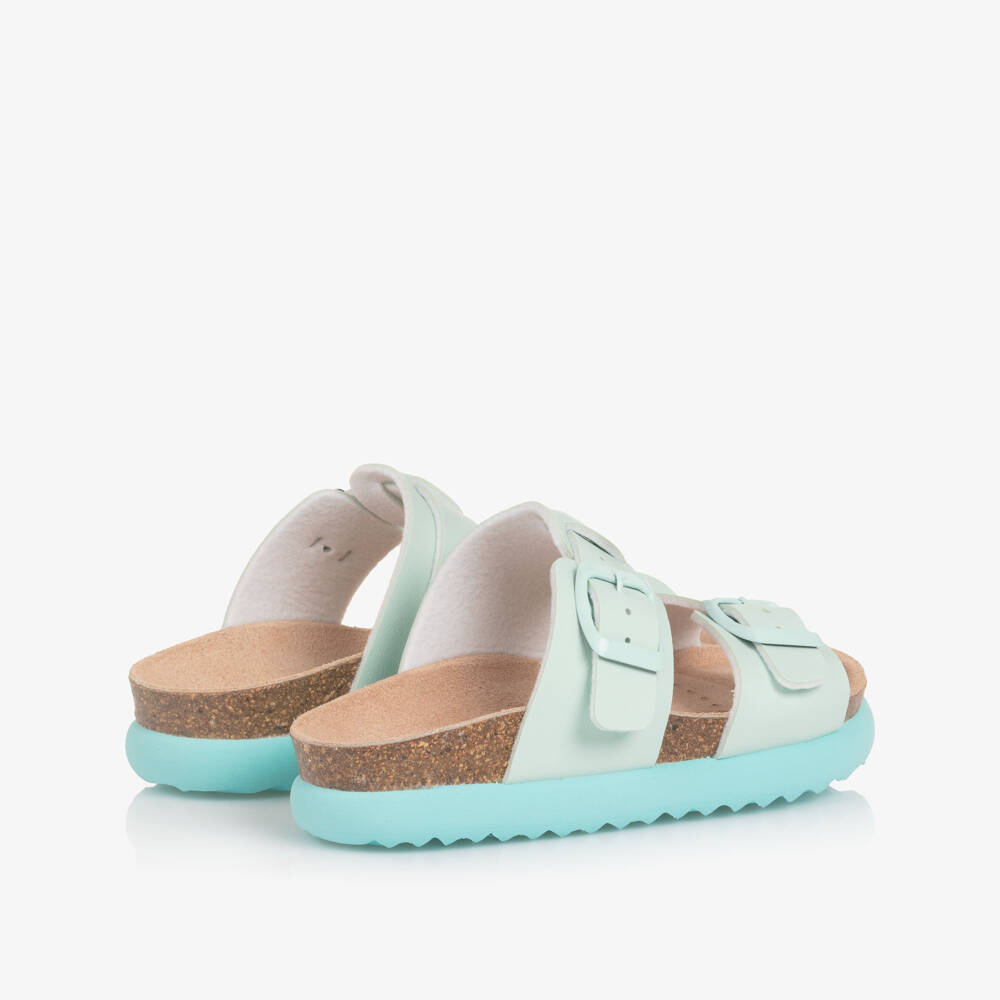 جيوكس-صنادل زرقاء زاهية للبنات بتصميم إبزيم وهمي | Childrensalon Outlet