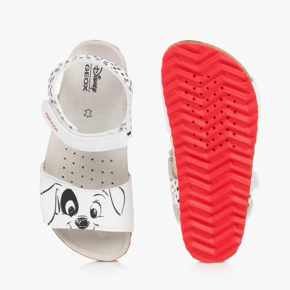 Geox-Белые сандалии Disney 101 Далматинец для девочек | Childrensalon Outlet