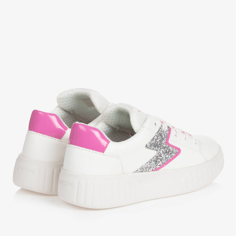 Geox Mikiroshi Trainers White US 3 Boy J45DVA0BCEW C0563 34