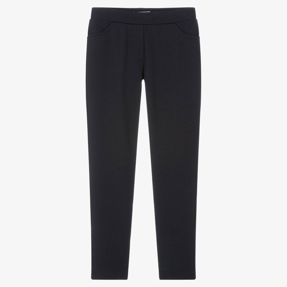 Giamo - Blue Milano Jersey Trousers | Childrensalon