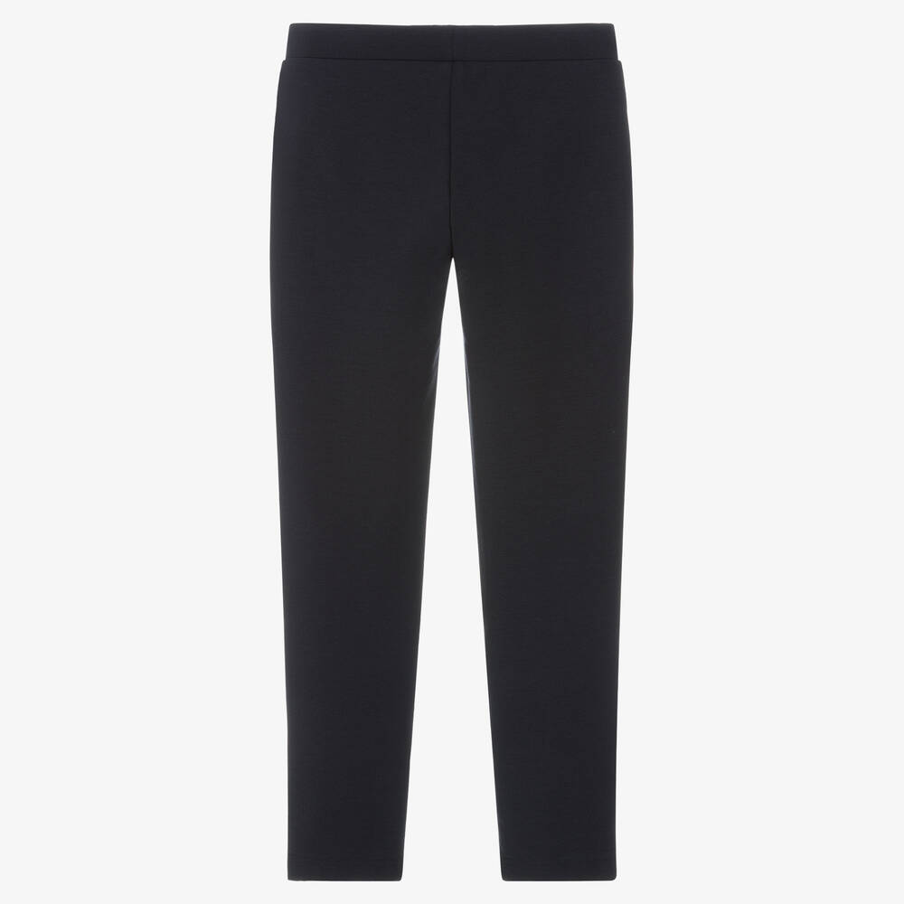 Giamo-Blue Milano Jersey Trousers | Childrensalon Outlet