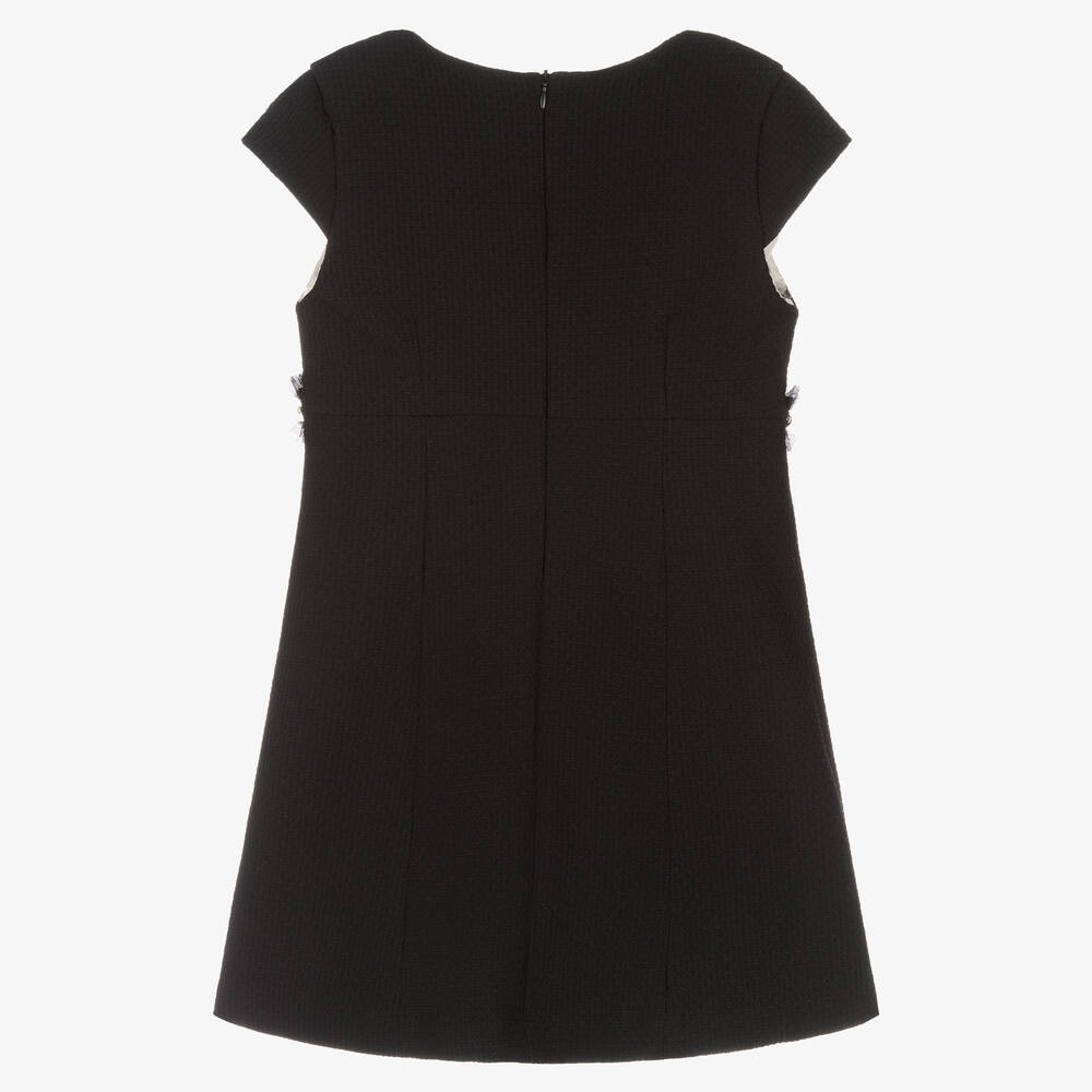 Giamo-Girls Black Beaded Dress | Childrensalon Outlet