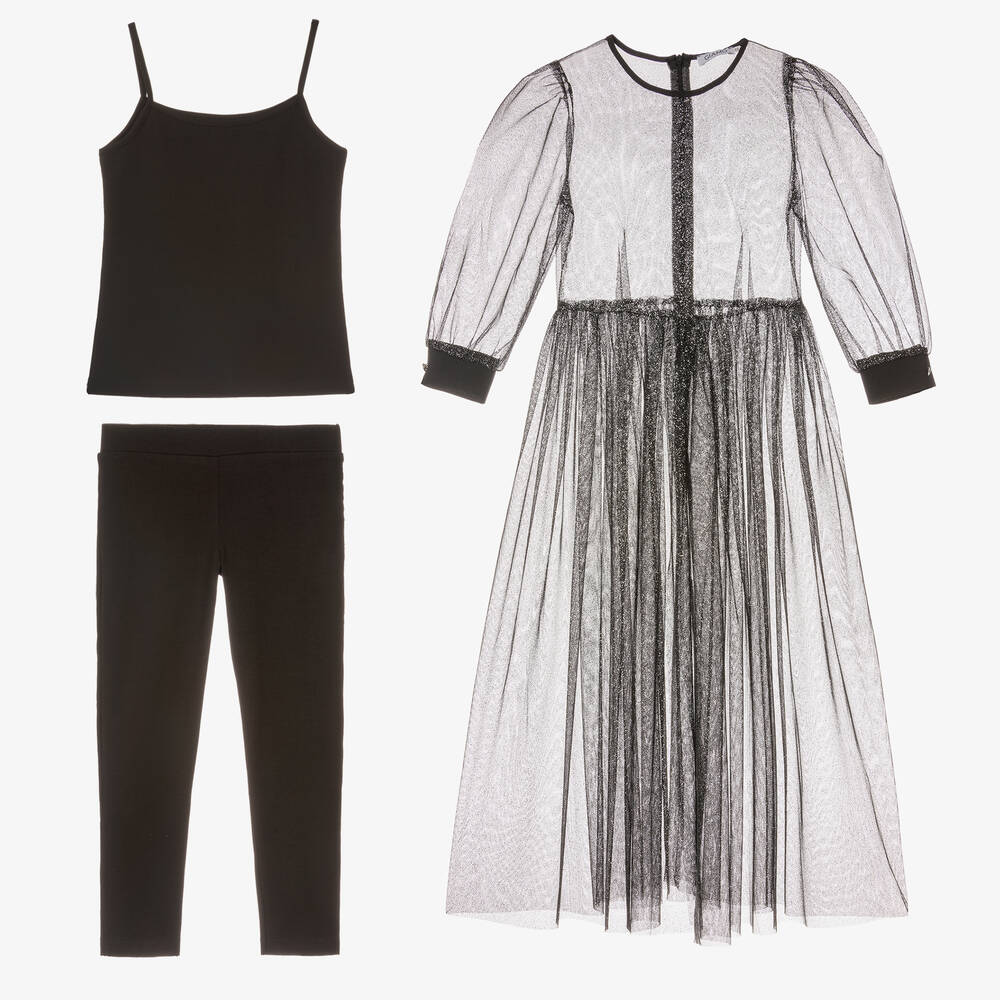 Giamo-Girls Dress & Leggings Set | Childrensalon Outlet