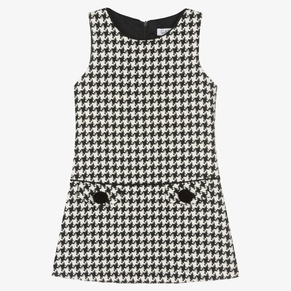 Giamo - Girls Houndstooth Dress | Childrensalon