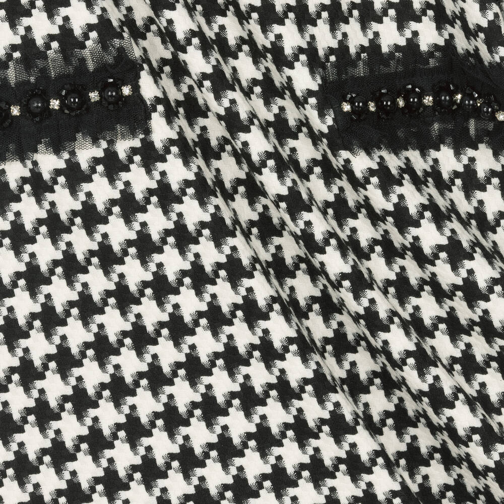 Giamo-Girls Houndstooth Dress | Childrensalon Outlet
