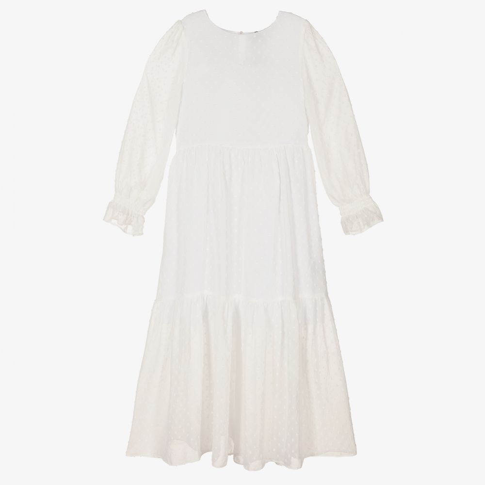 Giamo-Girls Ivory Maxi Dress | Childrensalon Outlet