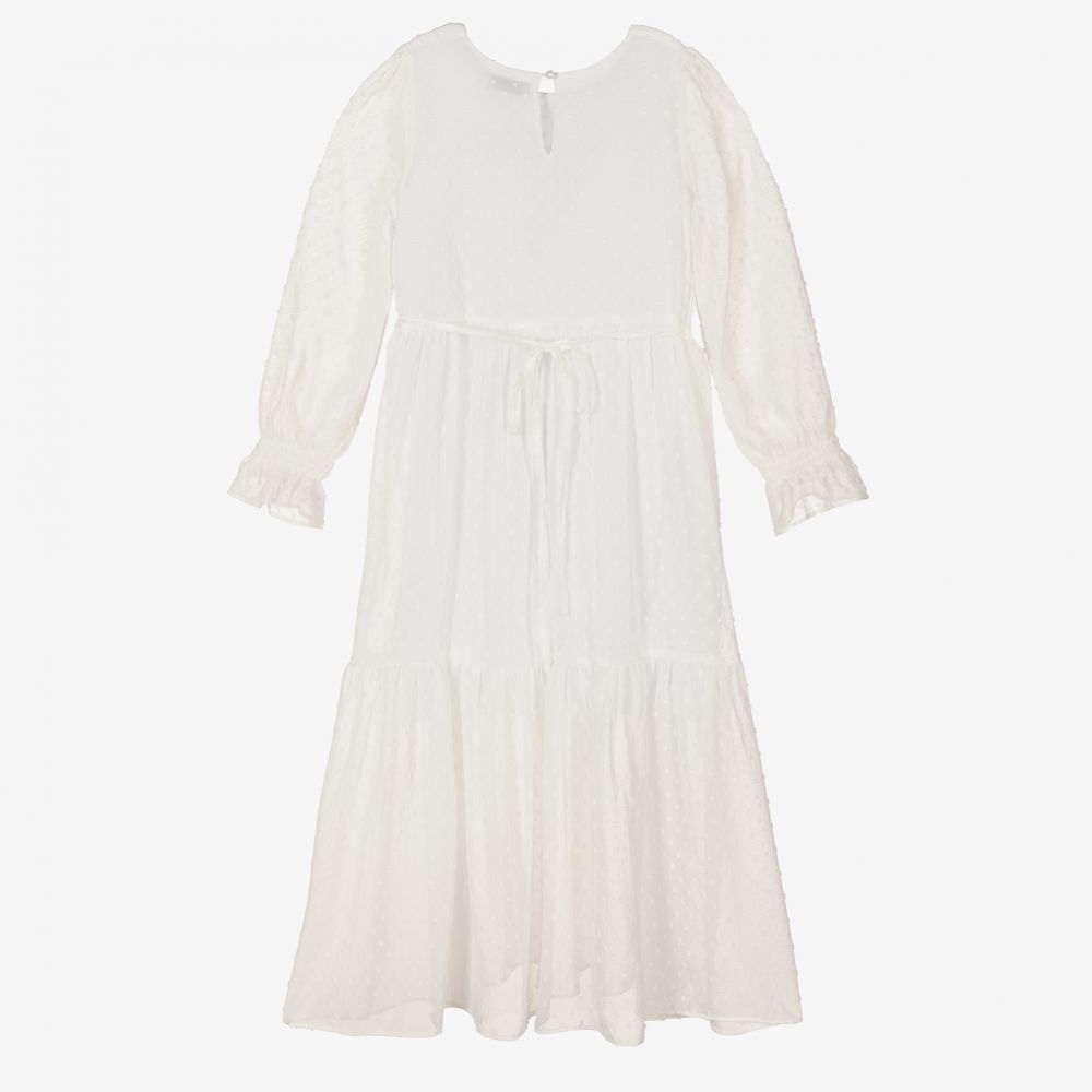 Giamo-Girls Ivory Maxi Dress | Childrensalon Outlet