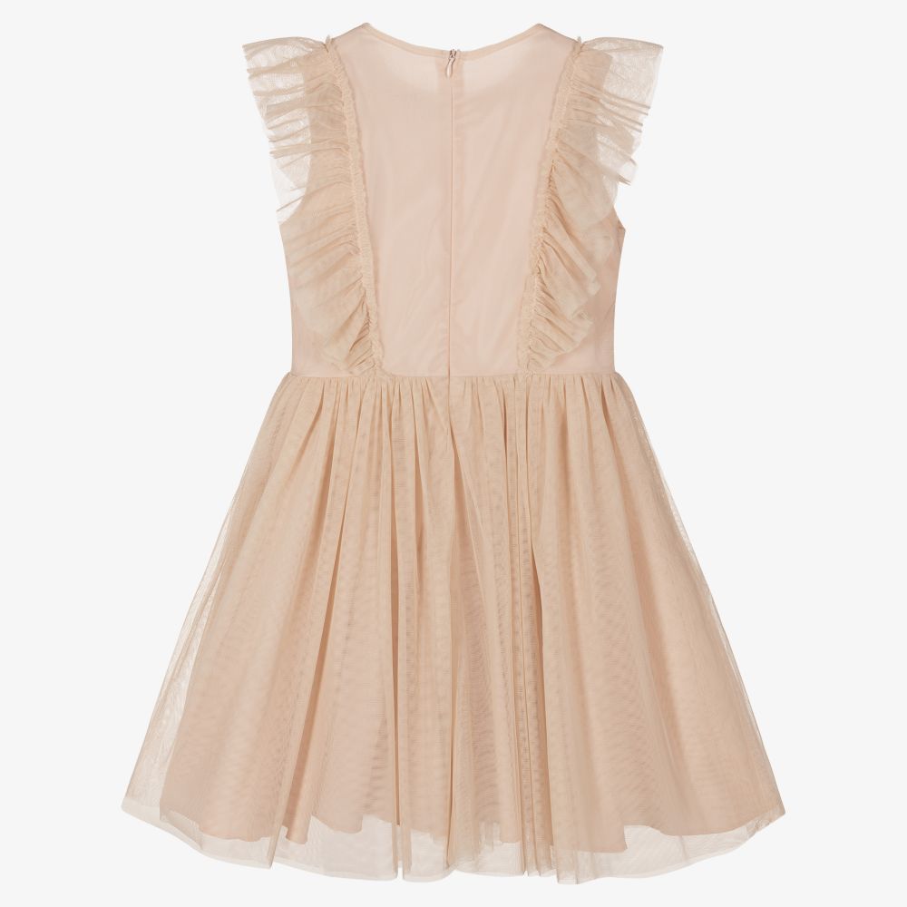 Giamo-Girls Pink Tulle Dress | Childrensalon Outlet