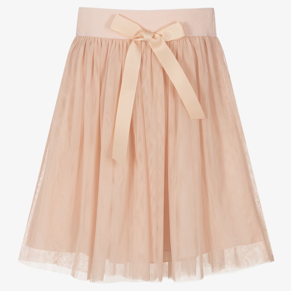 Giamo - Girls Pink Tulle Skirt | Childrensalon