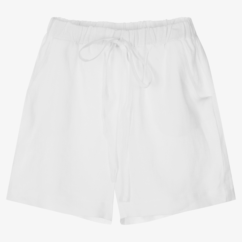 White drawstring shorts on sale
