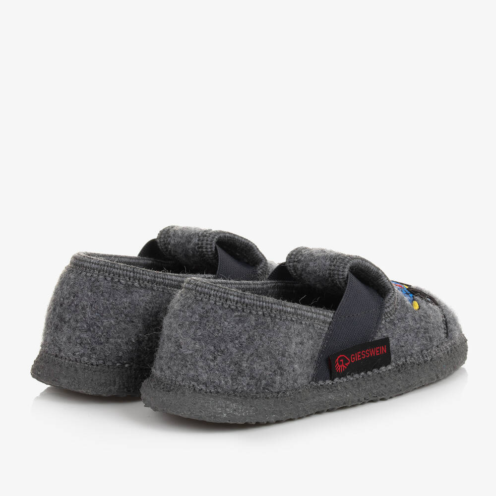 Giesswein-Серые шерстяные тапочки для мальчиков | Childrensalon Outlet
