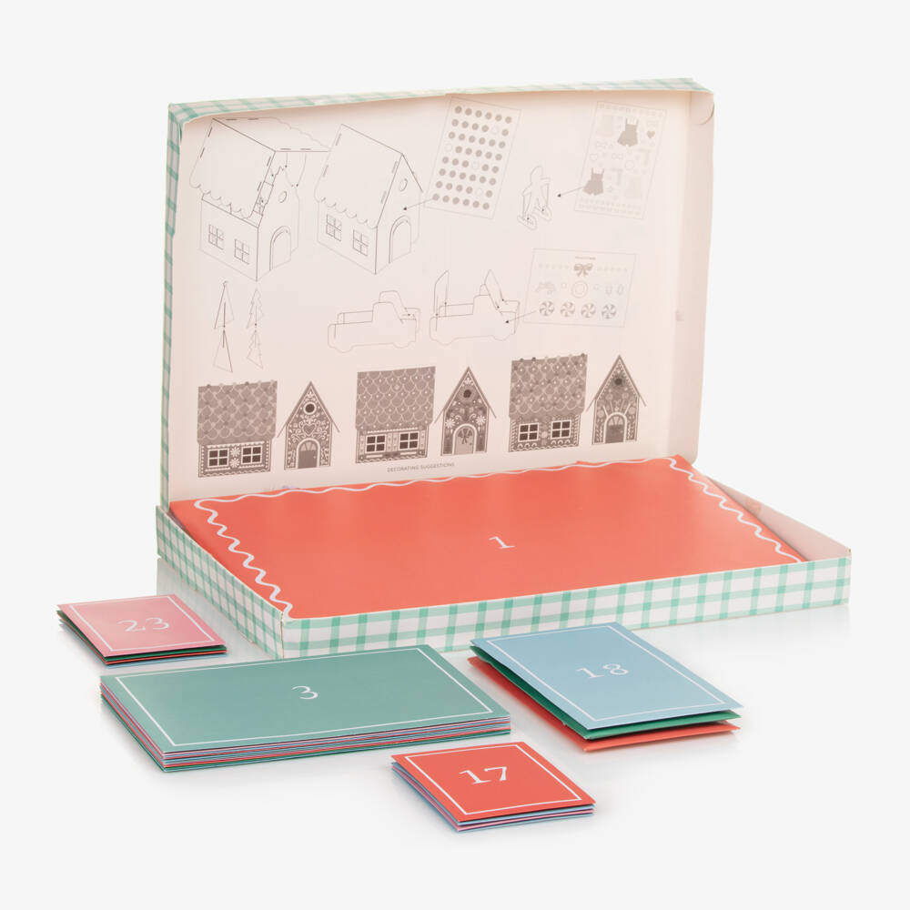 Meri Meri-Gingerbread House Advent Calendar (31cm) | Childrensalon Outlet