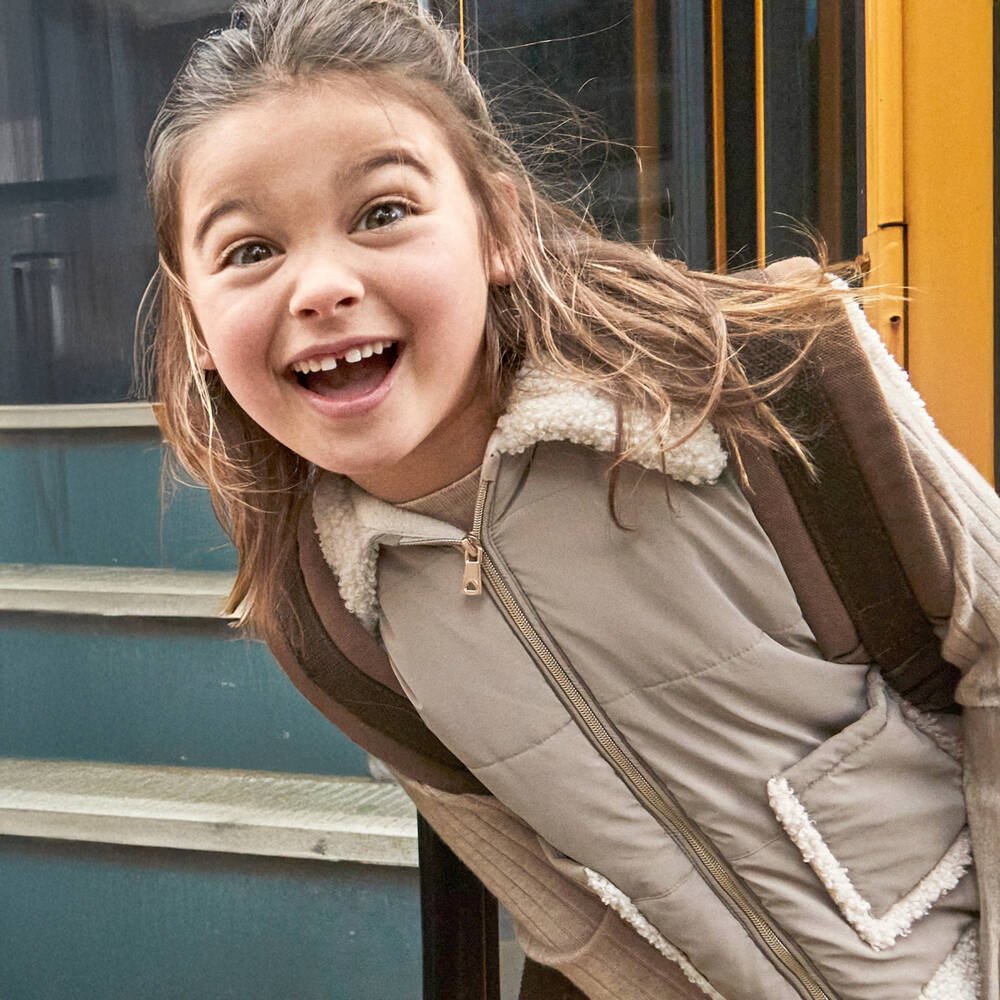 Mayoral-سترة شيربا بيج دافئة للبنات | Childrensalon Outlet