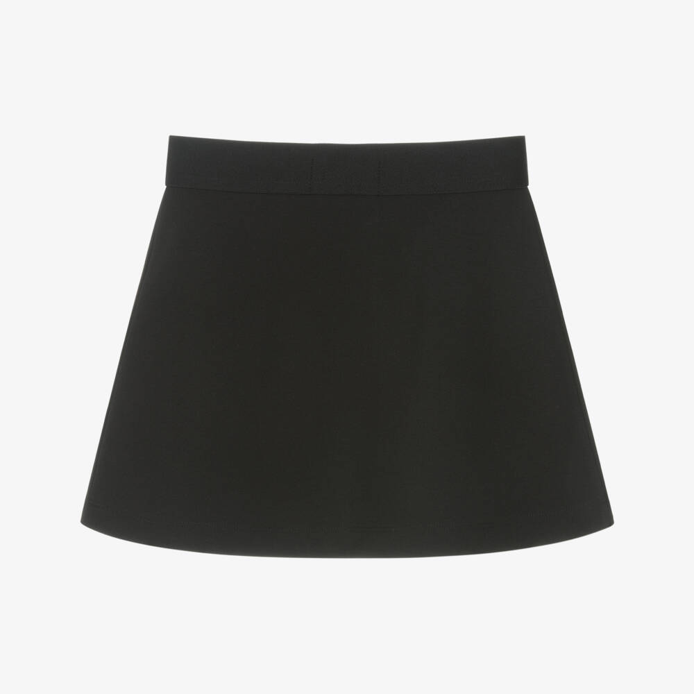 Calvin Klein-Girls Black Scuba Jersey Skirt | Childrensalon Outlet