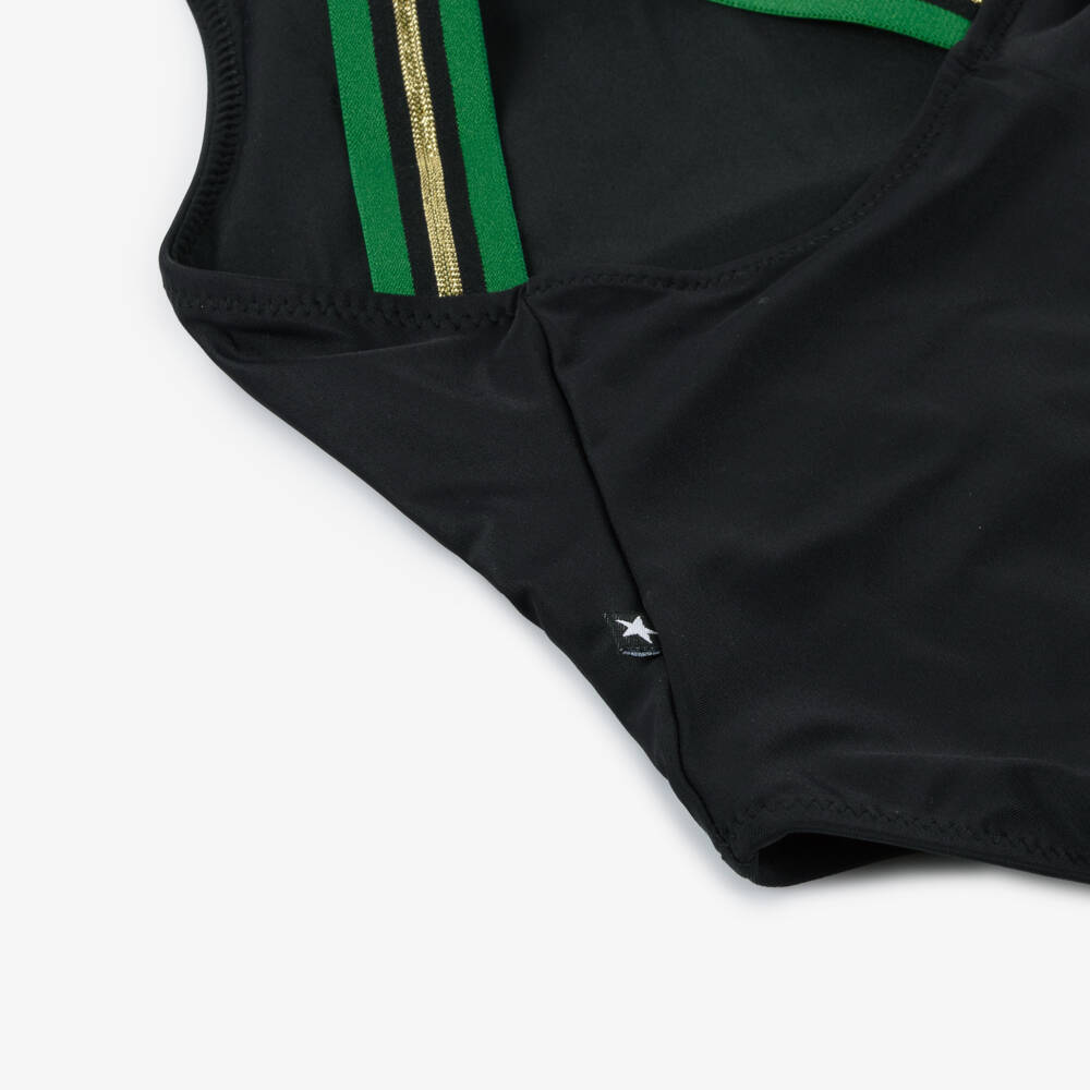Molo-Girls Black Swimsuit (UPF50+) | Childrensalon Outlet