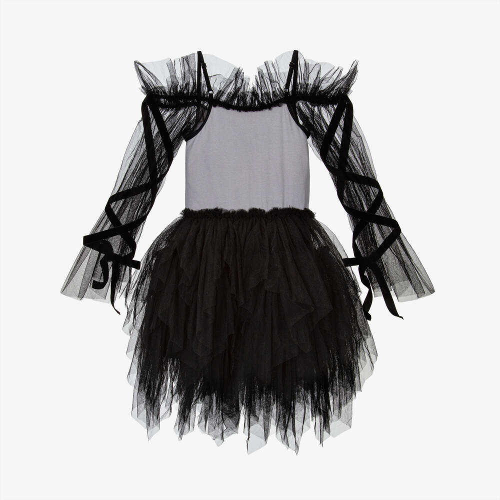 Tutu du Monde-Girls Black Tulle Halloween Tutu Dress | Childrensalon Outlet