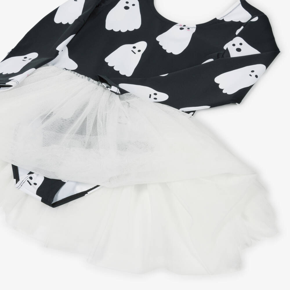 Stella McCartney Kids-فستان تول بناتي بنقشة الشبح | Childrensalon Outlet