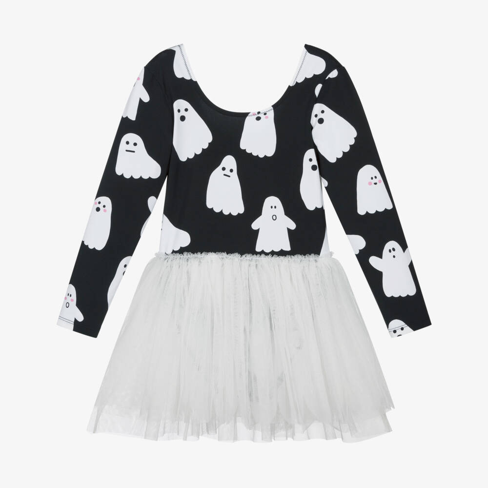 Stella McCartney Kids-فستان تول بناتي بنقشة الشبح | Childrensalon Outlet