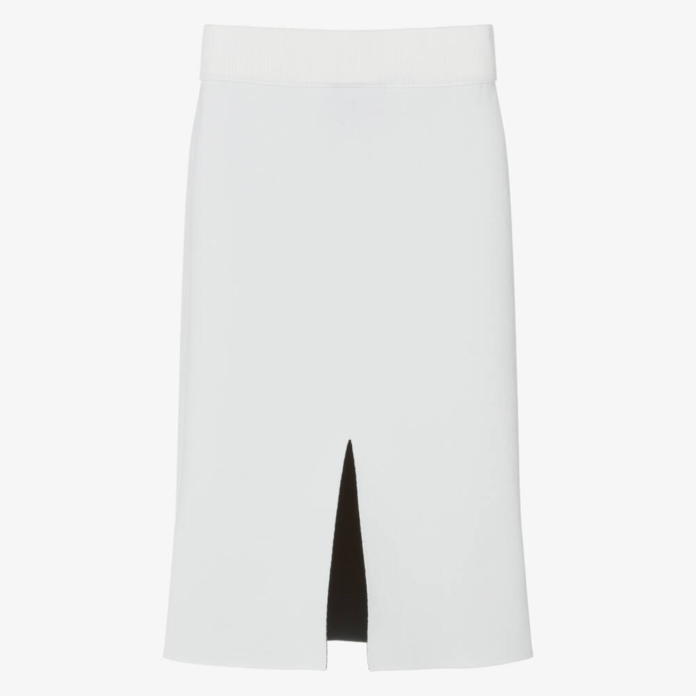 DKNY-Girls Black & White Reversible Jersey Pencil Skirt | Childrensalon Outlet
