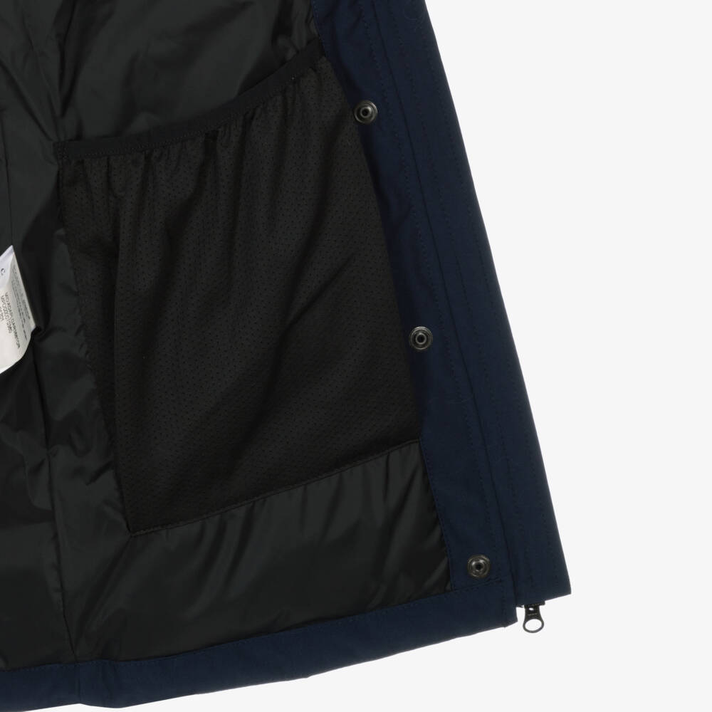 Canada Goose-Girls Blue Down Padded Juniper Parka Coat | Childrensalon Outlet