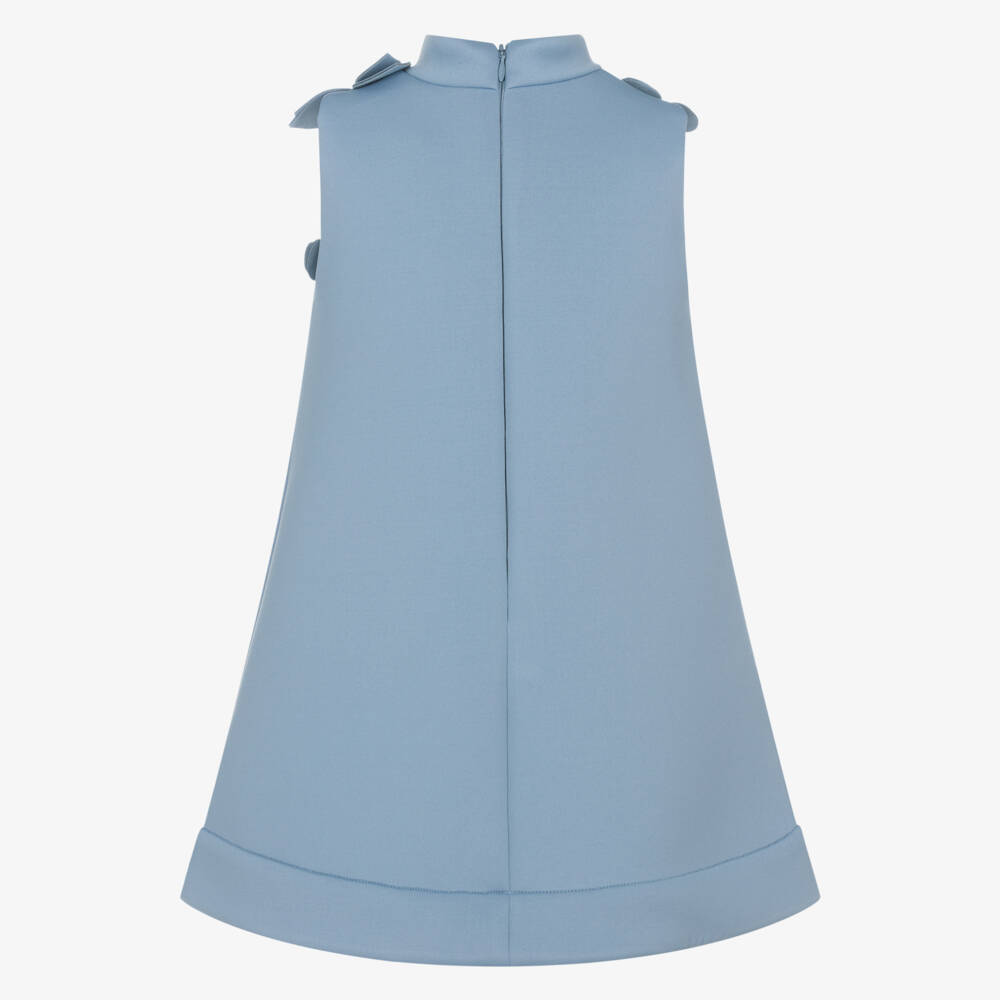 Jessie and James London-Girls Blue Flower A-Line Dress | Childrensalon Outlet