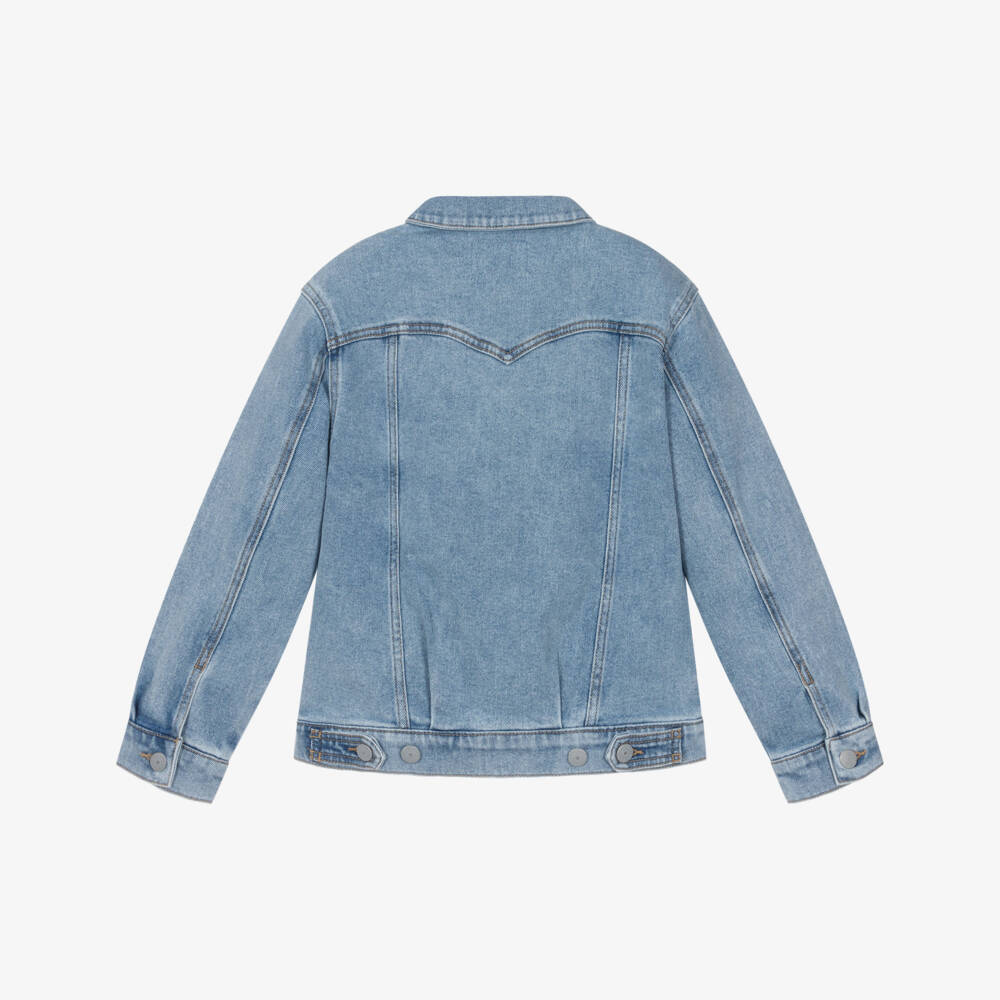 Levi's-Girls Blue Oversized Western Denim Jacket | Childrensalon Outlet