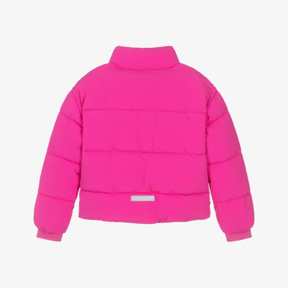 NAME IT-Girls Bright Pink Puffer Jacket | Childrensalon Outlet