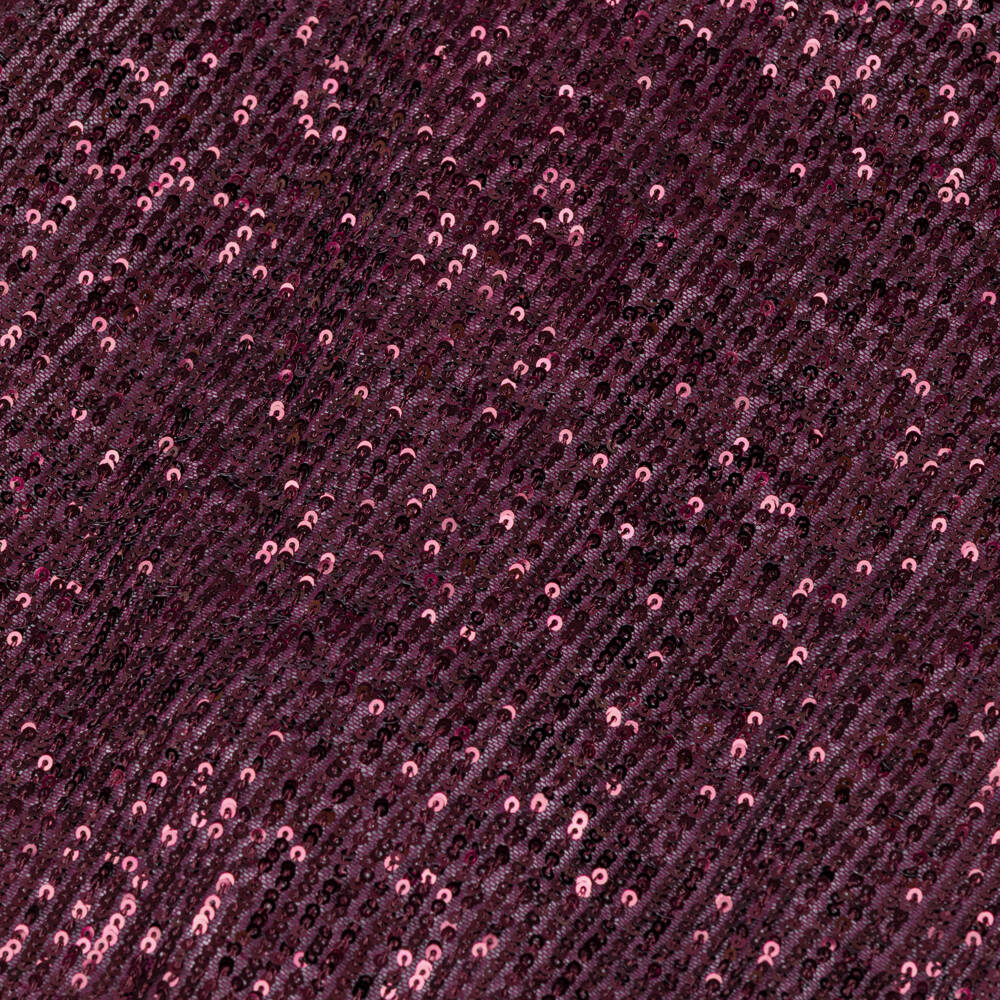 Phi Clothing-Girls Burgundy Red Sequinned Tulle & Velvet Bow Skirt Set | Childrensalon Outlet