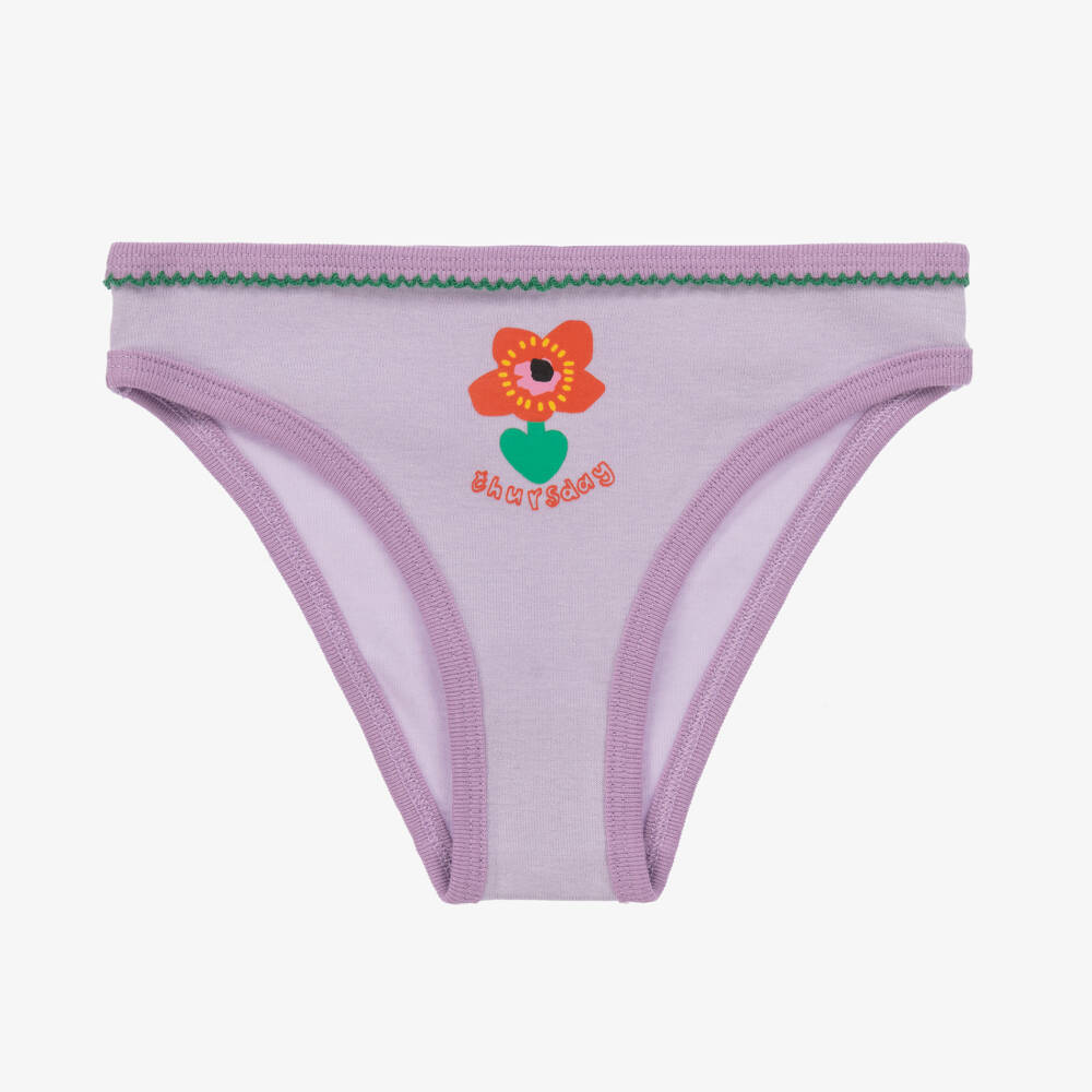 Stella McCartney Kids-Girls Colourful Cotton Knickers (7 Pack) | Childrensalon Outlet