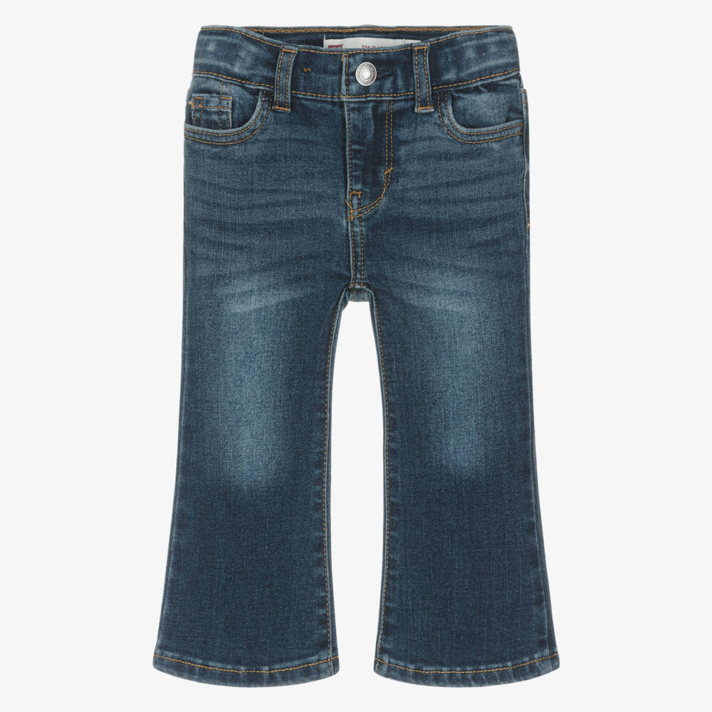 Levi's-Girls Dark Blue 726 Flare Jeans | Childrensalon Outlet