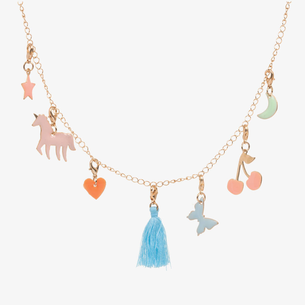 Meri Meri-Girls Enamel Charm Necklace Advent Calendar (18cm) | Childrensalon Outlet