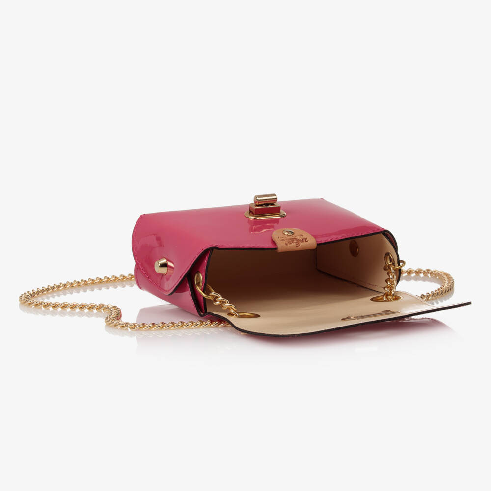 Zaccone-Girls Fuchsia Pink Shoulder Bag (14cm) | Childrensalon Outlet