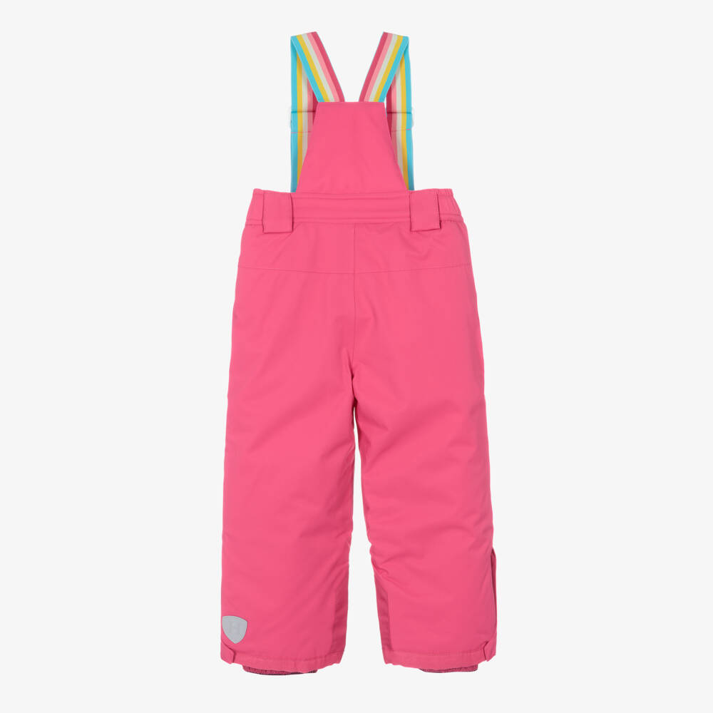 Hatley- Girls Fuchsia Pink Ski Salopettes | Childrensalon Outlet