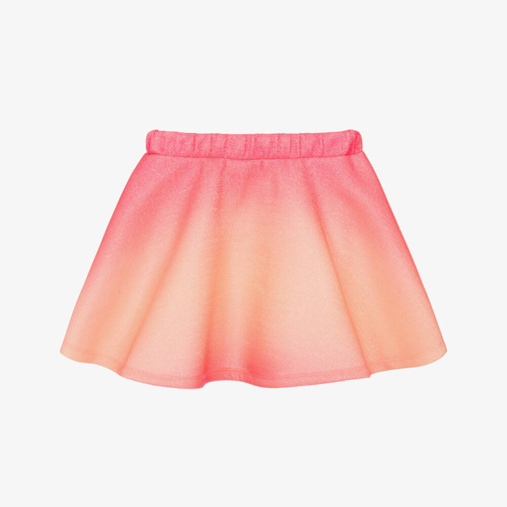 Billieblush-Girls Glittery Neon Pink Ombré Skirt | Childrensalon Outlet