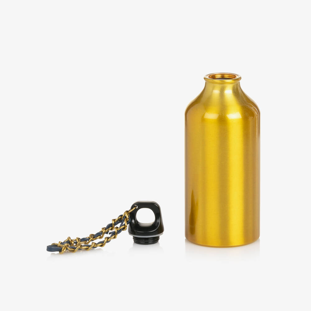 Angel's Face-Girls Gold & Navy Blue Water Bottle | Childrensalon Outlet