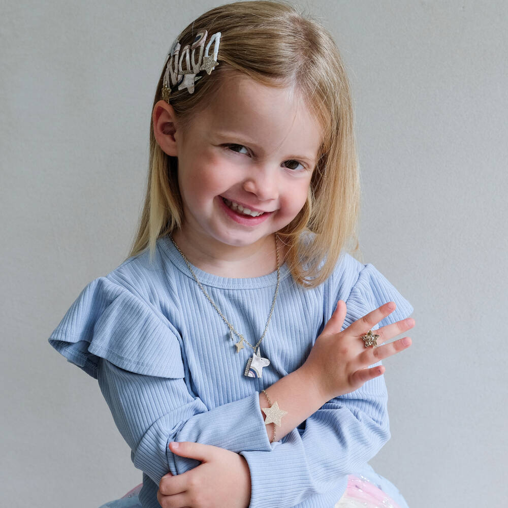 Mimi & Lula-Girls Gold Star & Unicorn Jewellery Set (3 Pack) | Childrensalon Outlet