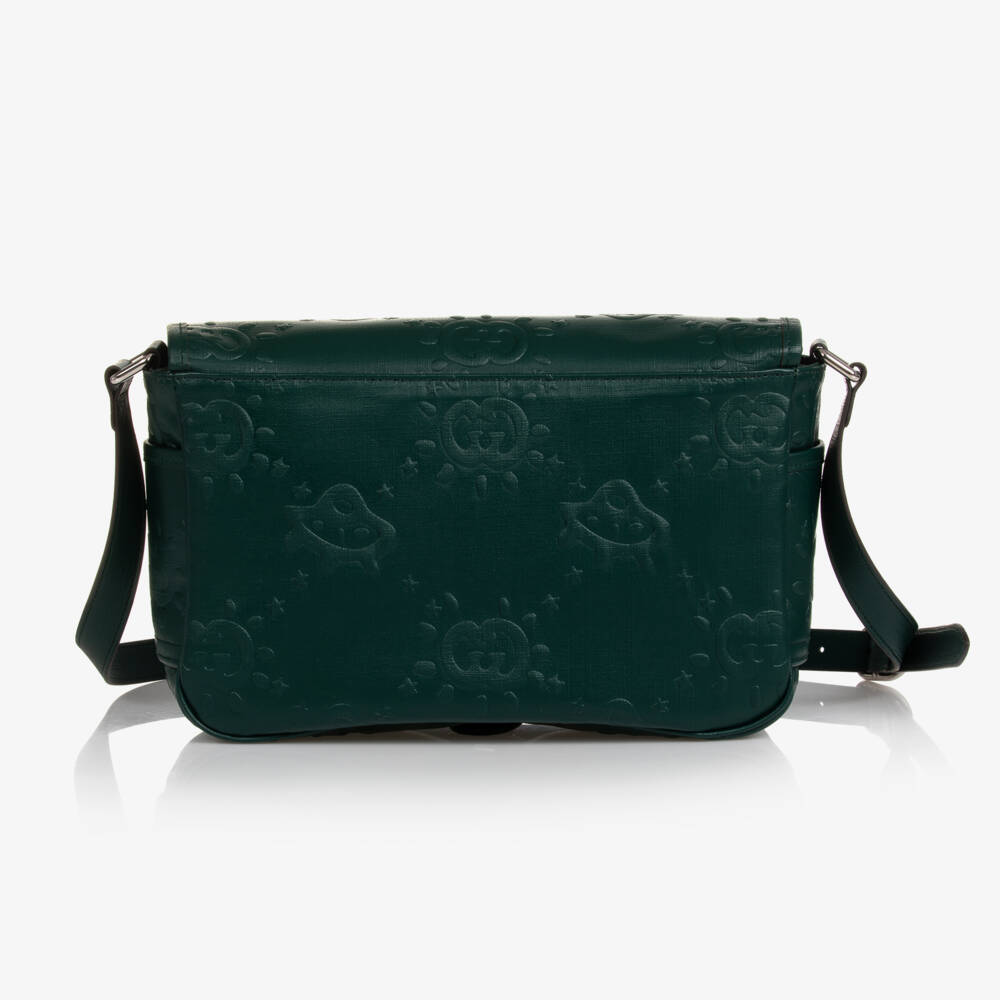 Gucci-Girls Green Messenger Bag (28cm) | Childrensalon Outlet