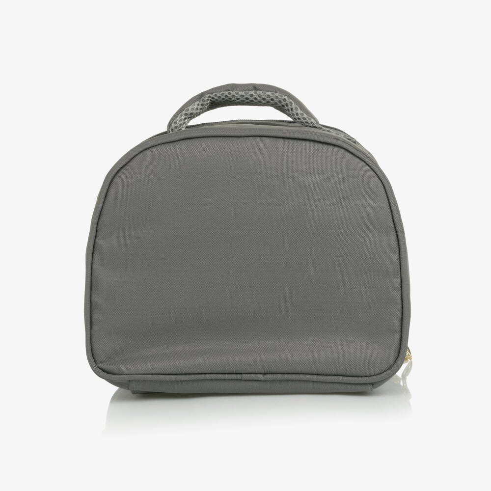 Caramelo Kids-Girls Grey Bow Lunch Bag (25cm) | Childrensalon Outlet