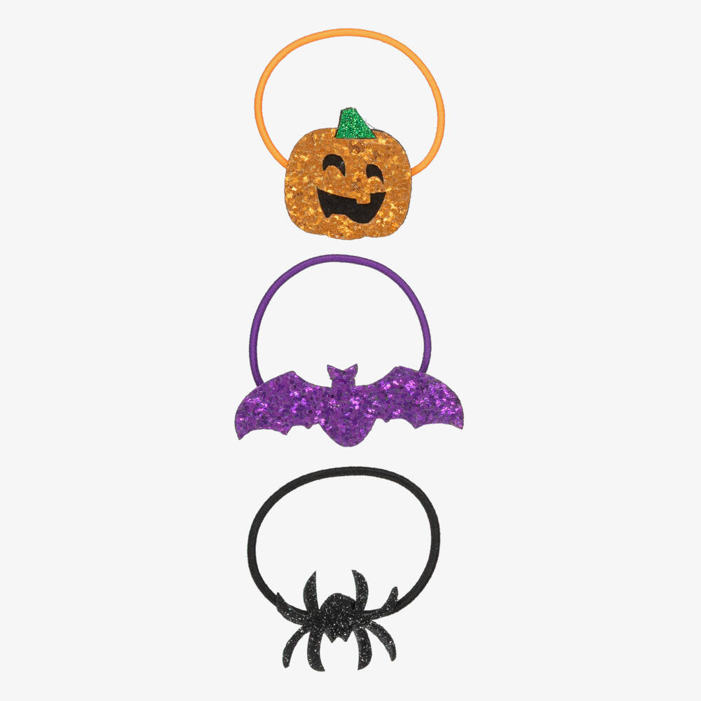 NAME IT-Girls Halloween Hair Elastics (3 Pack) | Childrensalon Outlet