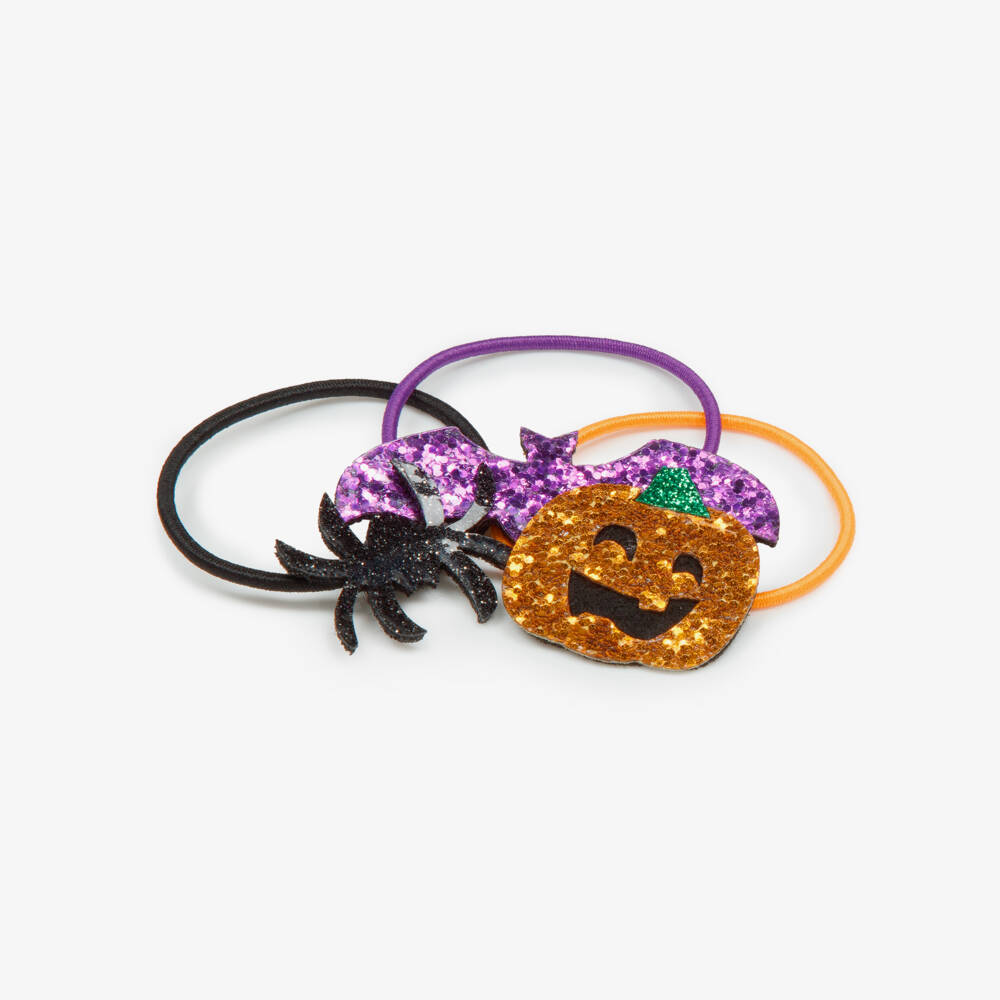 NAME IT-Girls Halloween Hair Elastics (3 Pack) | Childrensalon Outlet
