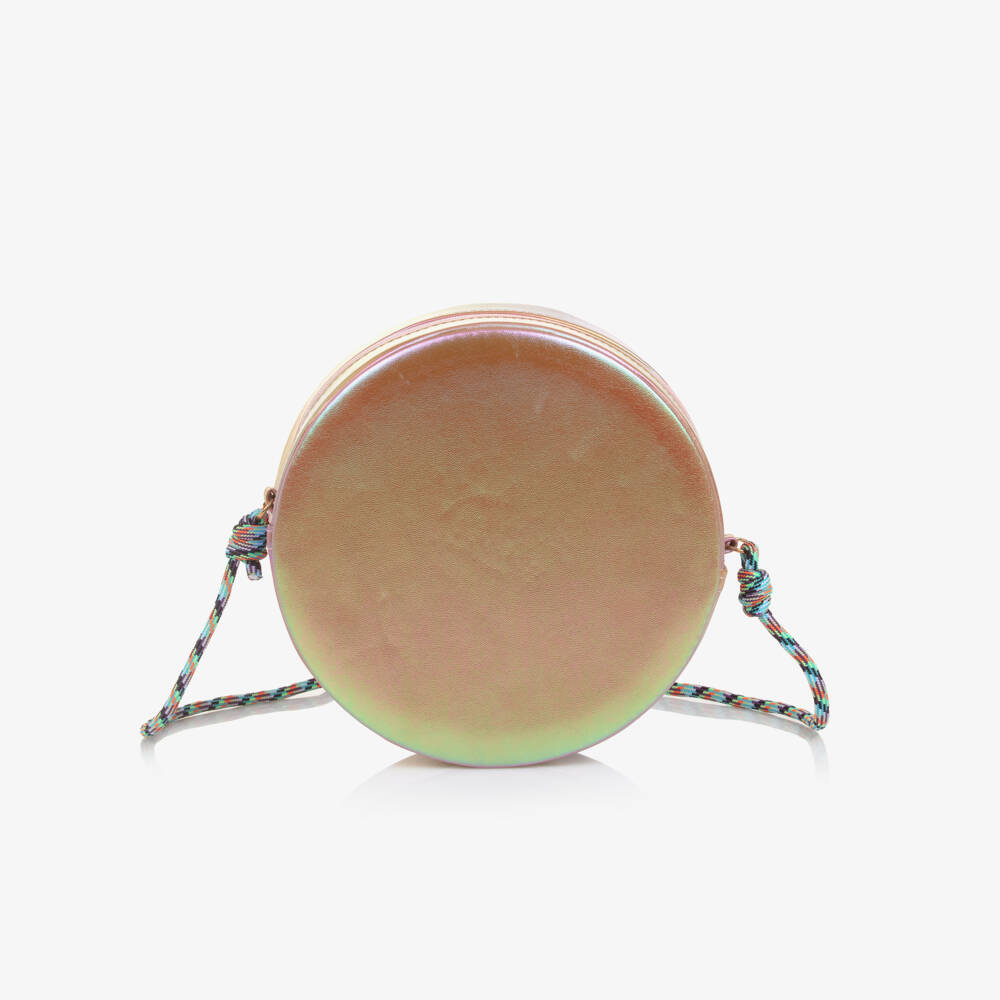 Mimi & Lula-Girls Irredescent Pink Disco Ball Shoulder Bag (17cm) | Childrensalon Outlet