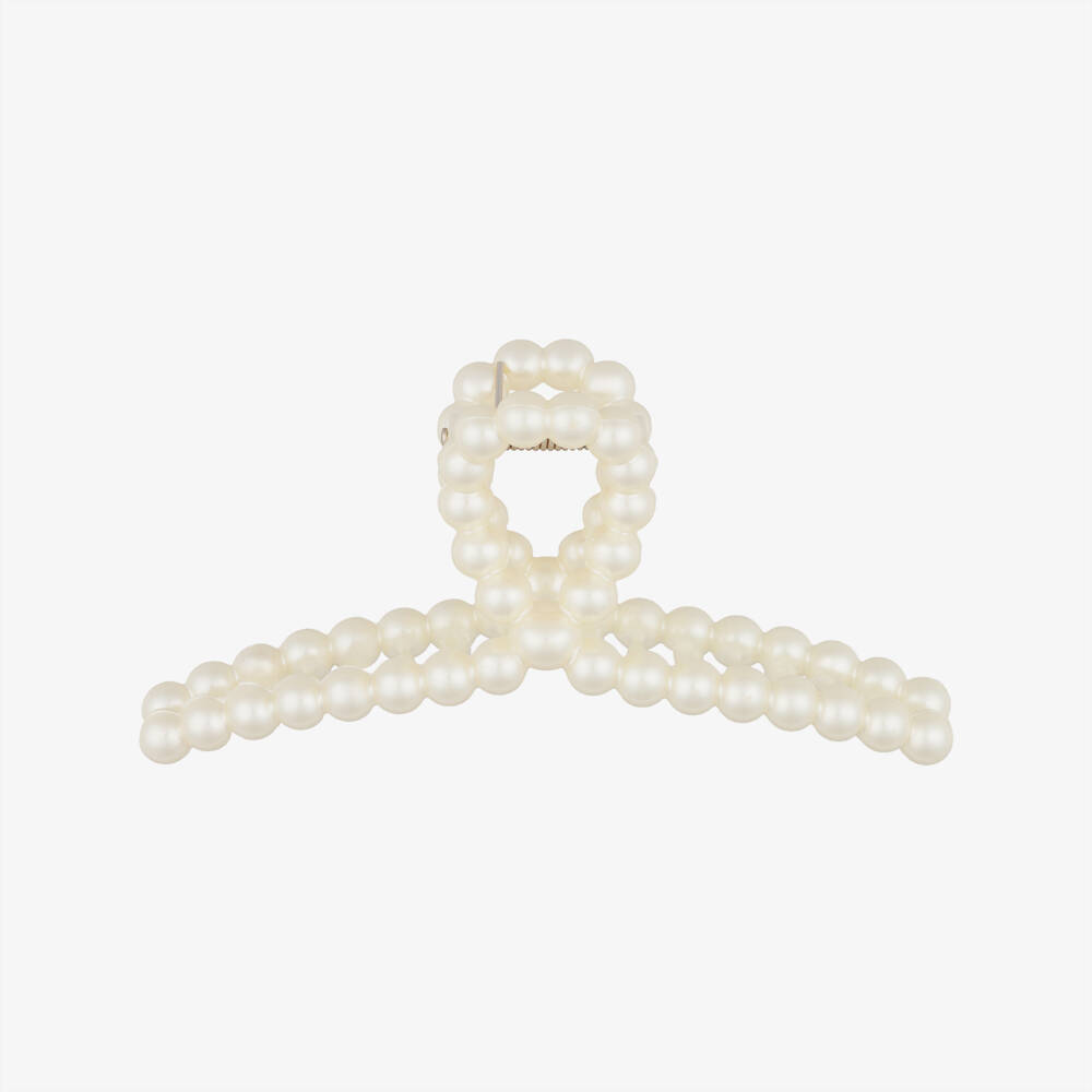 NAME IT-Girls Ivory Faux Pearl Claw Hair Clip | Childrensalon Outlet